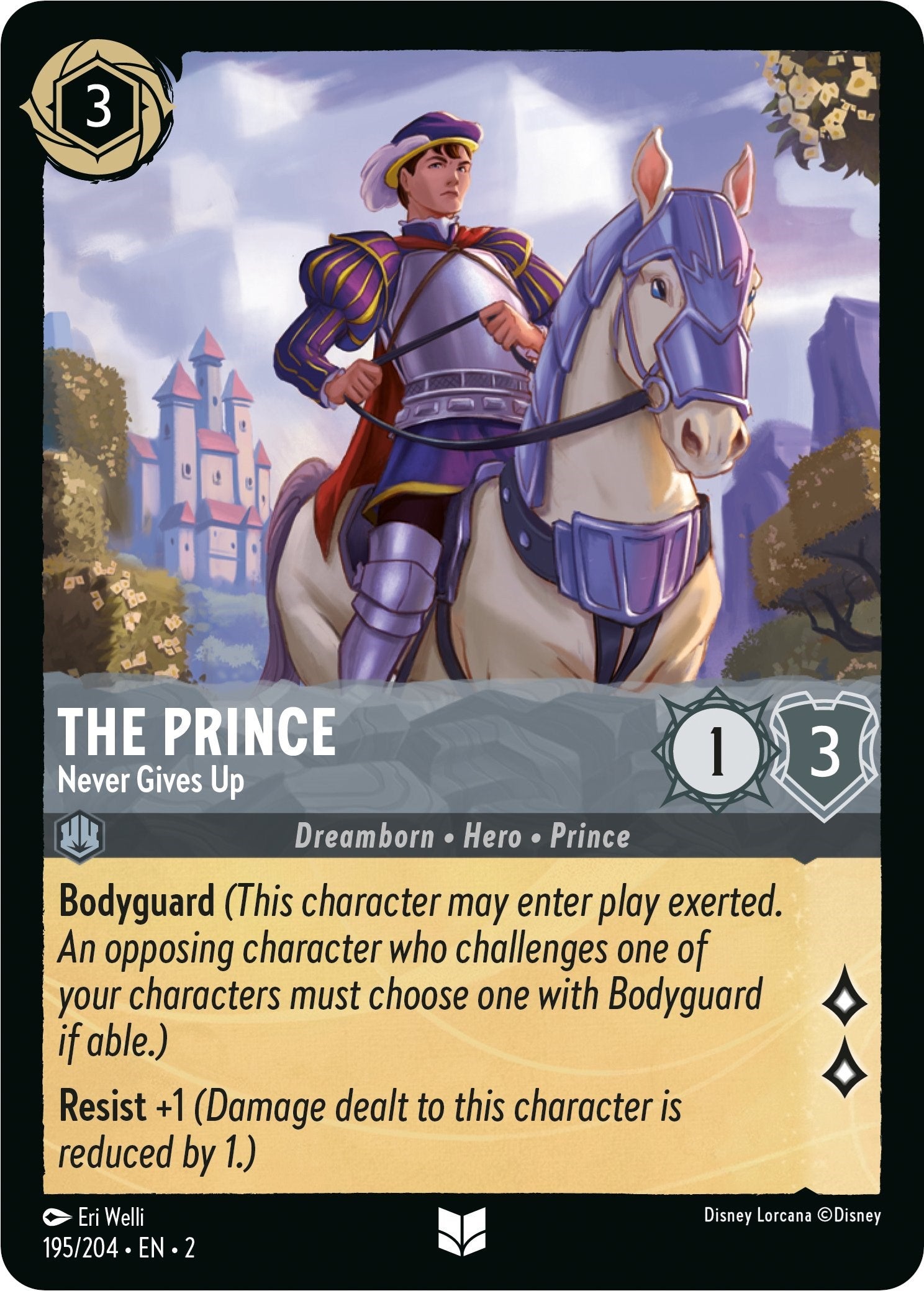 The Prince - Never Gives Up (195/204) [Rise of the Floodborn] - Trinity Hobby