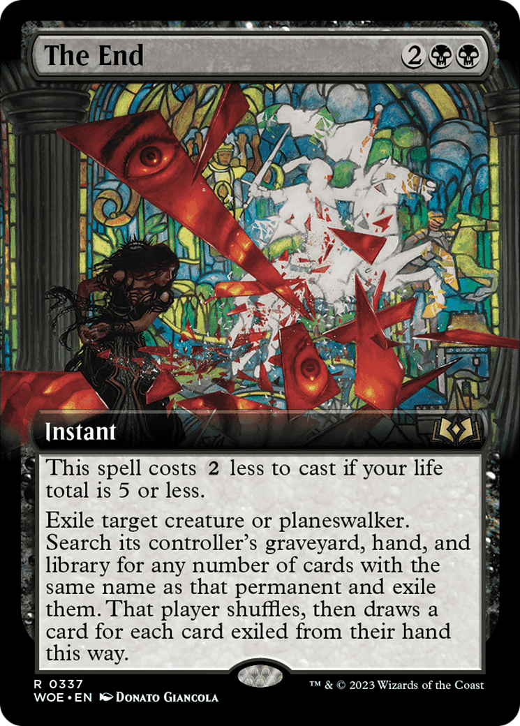 The End (Extended Art) [Wilds of Eldraine] - Trinity Hobby