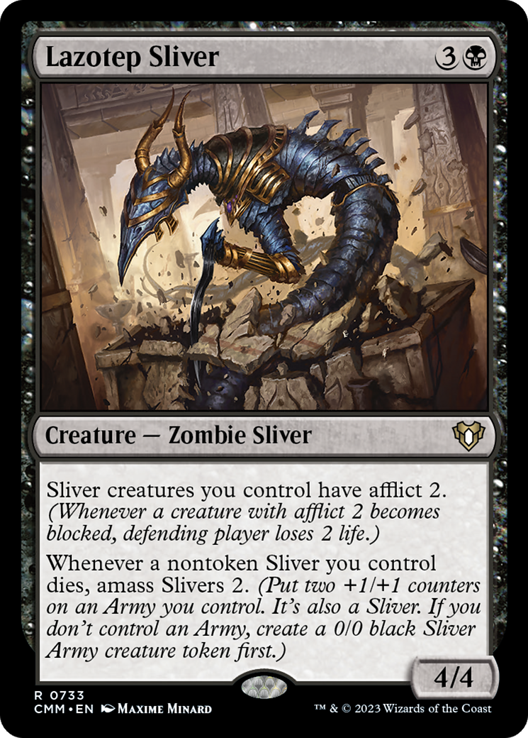 Lazotep Sliver (CMM-733) - [Commander Masters] Foil - Trinity Hobby