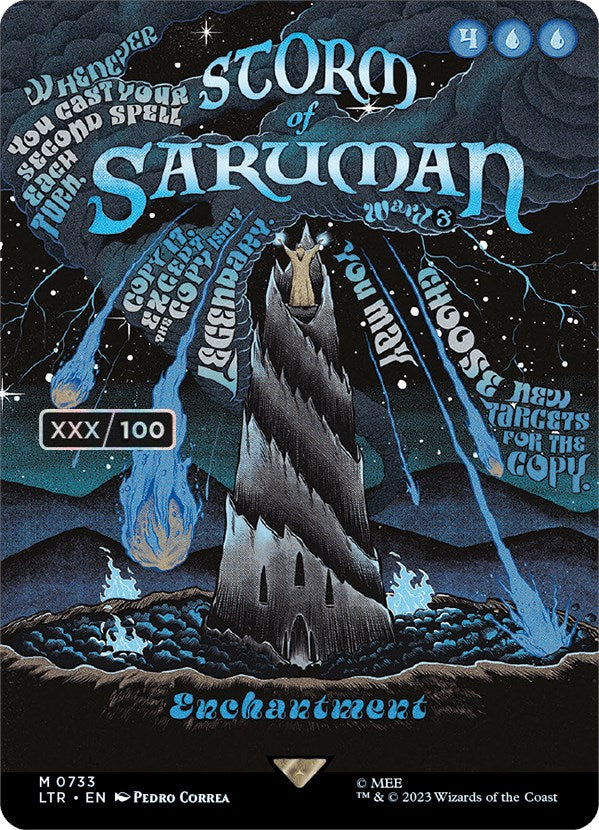 Storm of Saruman (Borderless Poster) (Serialized) [The Lord of the Rings: Tales of Middle-Earth] - Trinity Hobby