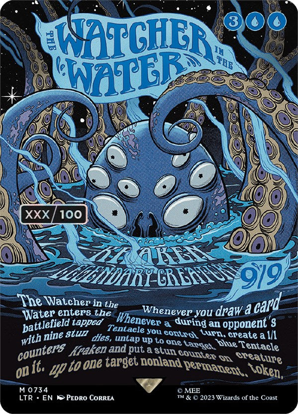 The Watcher in the Water (Borderless Poster) (Serialized) [The Lord of the Rings: Tales of Middle-Earth] - Trinity Hobby