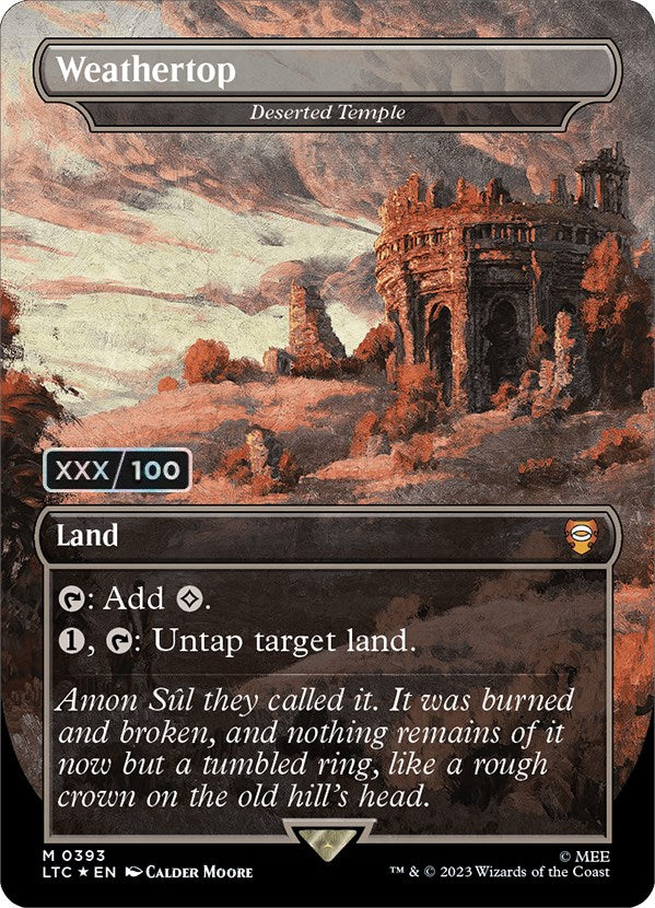 Weathertop - Deserted Temple (Serialized) [The Lord of the Rings: Tales of Middle-Earth Commander] - Trinity Hobby