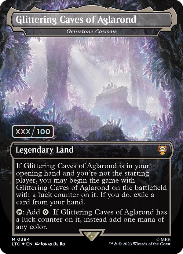 Glittering Caves of Aglarond - Gemstone Caverns (Serialized) [The Lord of the Rings: Tales of Middle-Earth Commander] - Trinity Hobby