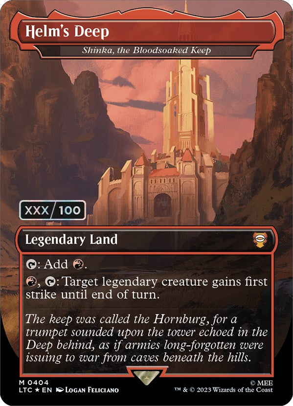 Helm's Deep - Shinka, the Bloodsoaked Keep (Serialized) [The Lord of the Rings: Tales of Middle-Earth Commander] - Trinity Hobby