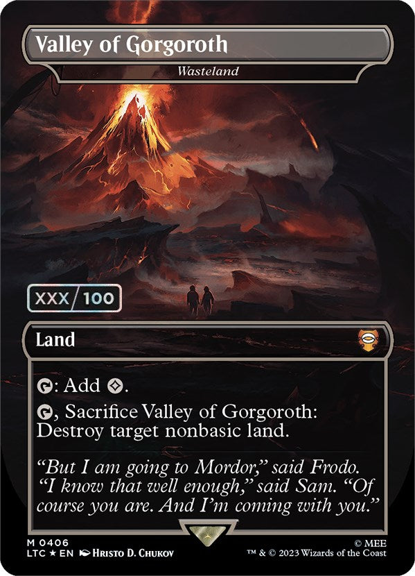 Valley of Gorgoroth - Wasteland (Serialized) [The Lord of the Rings: Tales of Middle-Earth Commander] - Trinity Hobby
