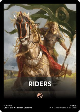 Riders Theme Card  (LTR-009) - [The Lord of the Rings: Tales of Middle-earth] - Trinity Hobby