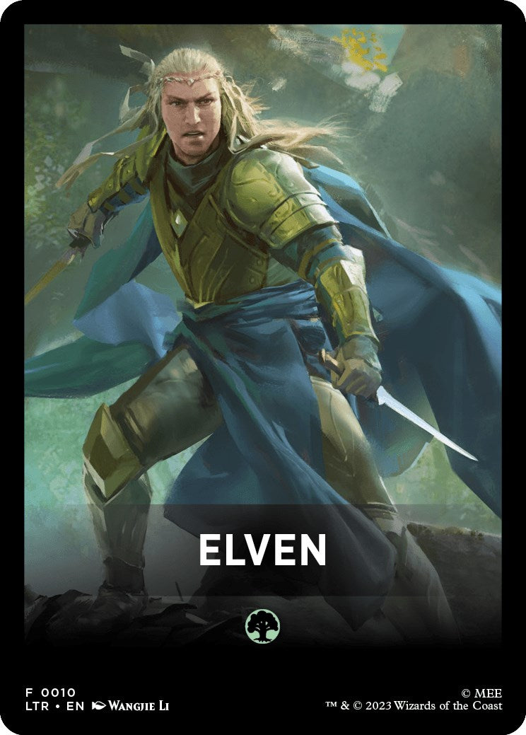 Elven Theme Card [The Lord of the Rings: Tales of Middle-Earth] - Trinity Hobby