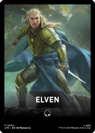Elven Theme Card  (LTR-010) - [The Lord of the Rings: Tales of Middle-earth] - Trinity Hobby