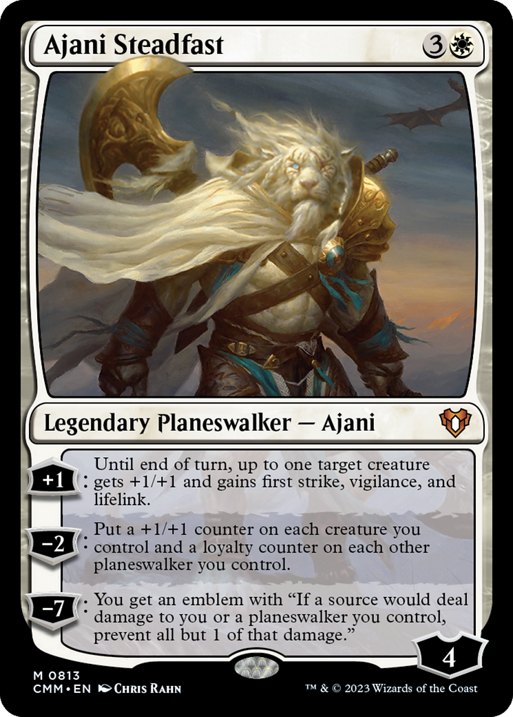 Ajani Steadfast [Commander Masters] - Trinity Hobby