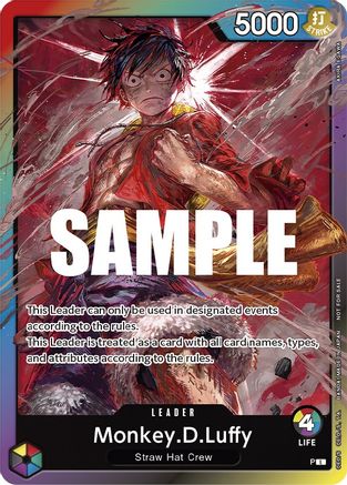 Monkey.D.Luffy (Leader Pack) (Sealed Battle 2023 Vol. 1) - [One Piece Promotion Cards] - Trinity Hobby