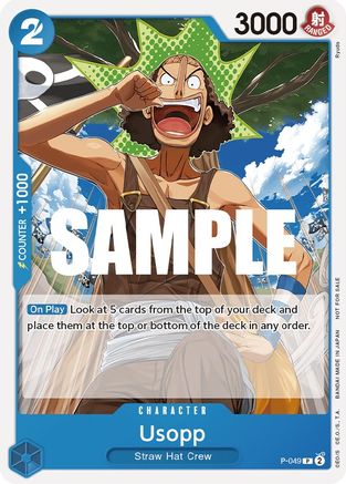 Usopp (Sealed Battle Kit Vol. 1) (P-049) - [One Piece Promotion Cards] - Trinity Hobby