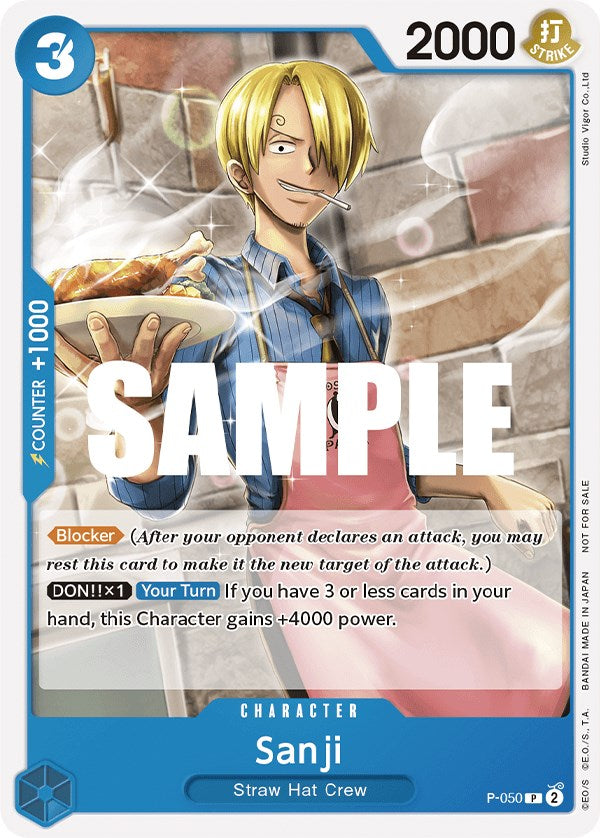Sanji (Sealed Battle Kit Vol. 1) (P-050) - [One Piece Promotion Cards] - Trinity Hobby