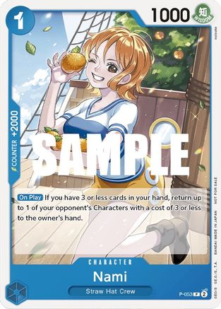 Nami (Sealed Battle Kit Vol. 1) (P-053) - [One Piece Promotion Cards] - Trinity Hobby