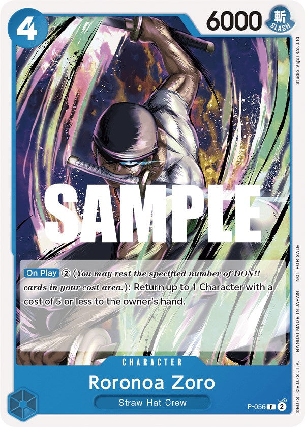 Roronoa Zoro (Sealed Battle Kit Vol. 1) (P-056) - [One Piece Promotion Cards] - Trinity Hobby