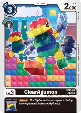 ClearAgumon [ST15-03] [Starter Deck: Dragon of Courage] - Trinity Hobby