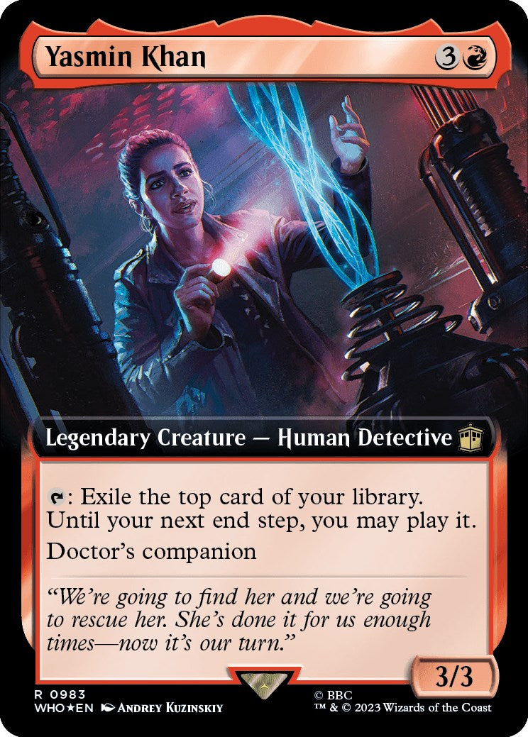 Yasmin Khan (Extended Art) (Surge Foil) [Doctor Who] - Trinity Hobby