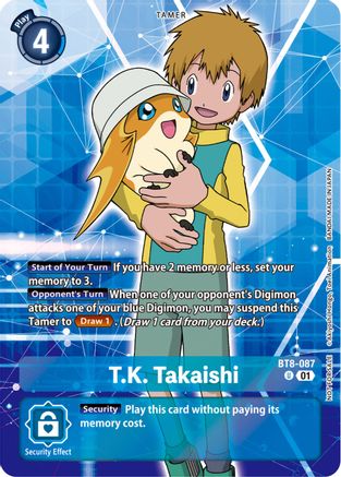 T.K. Takaishi [BT8-087] (Tamer Party Pack -The Beginning-) [New Awakening] - Trinity Hobby