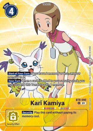 Kari Kamiya [BT8-090] (Tamer Party Pack -The Beginning-) [New Awakening] - Trinity Hobby
