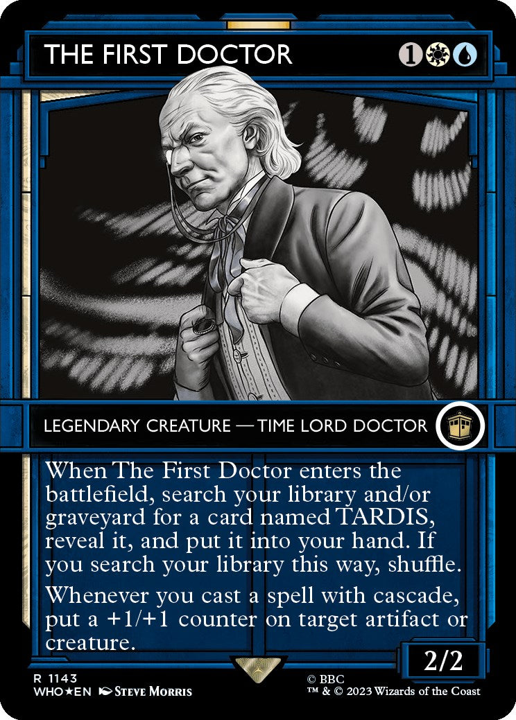 The First Doctor (Showcase) (Surge Foil) [Doctor Who] - Trinity Hobby