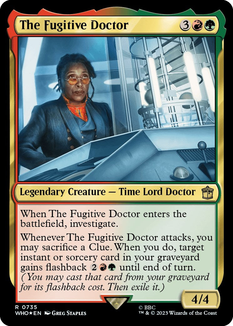 The Fugitive Doctor (Surge Foil) [Doctor Who] - Trinity Hobby
