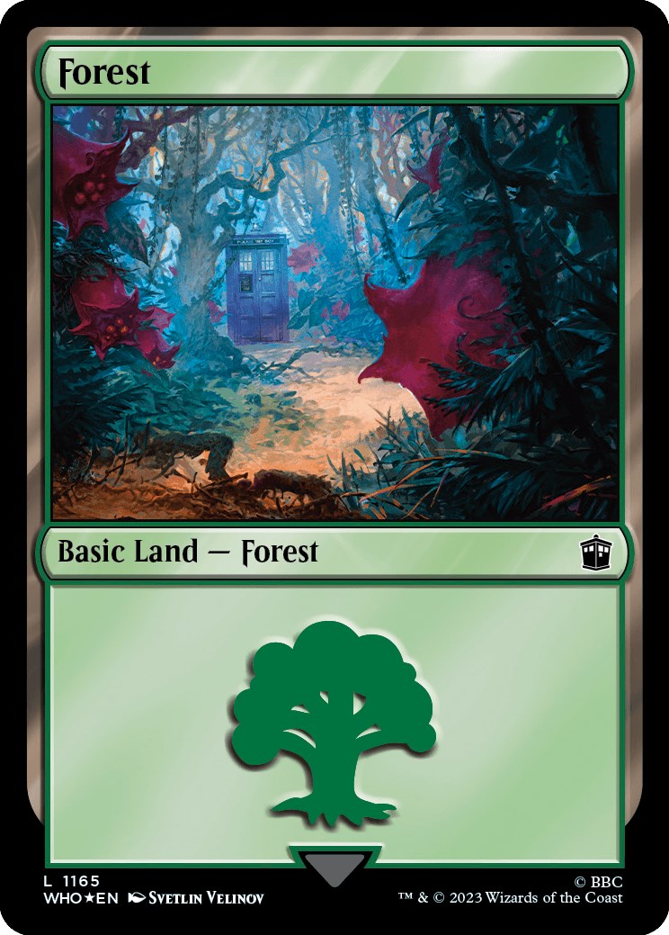 Forest (1165) (Surge Foil) [Doctor Who] - Trinity Hobby