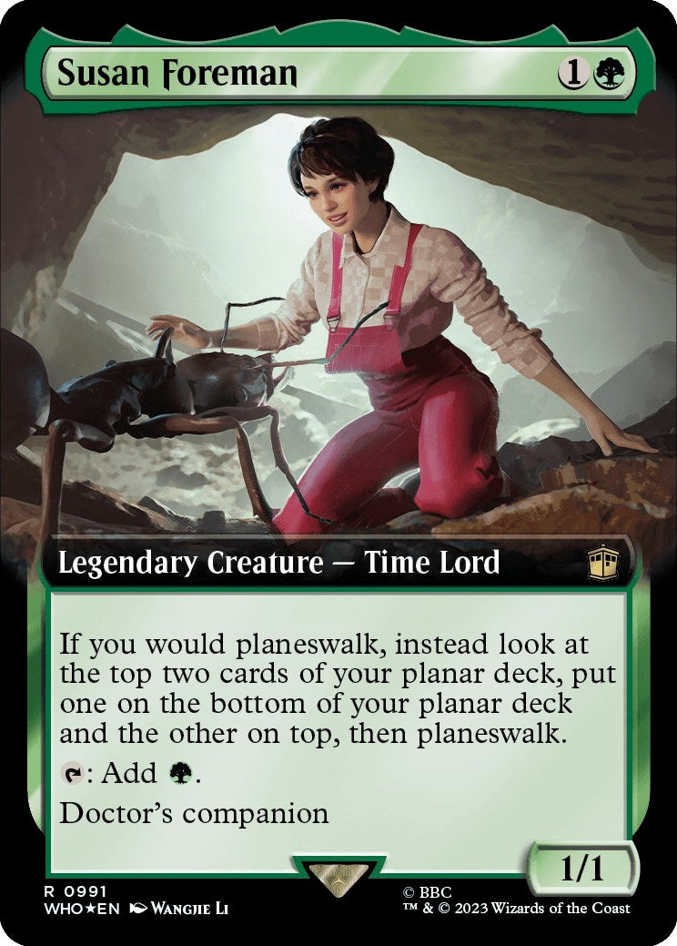 Susan Foreman (Extended Art) (Surge Foil) [Doctor Who] - Trinity Hobby