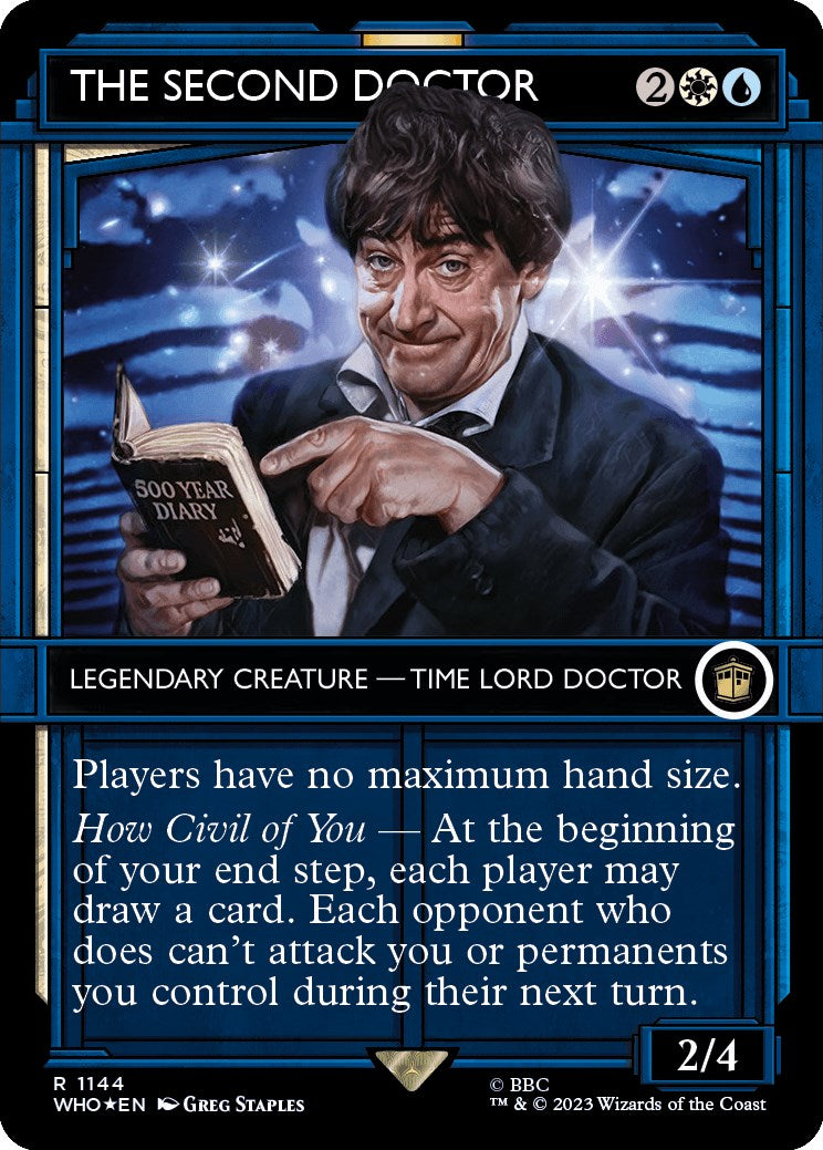 The Second Doctor (Showcase) (Surge Foil) [Doctor Who] - Trinity Hobby