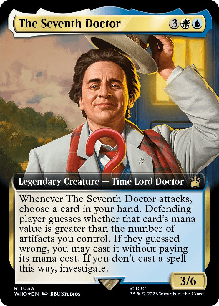The Seventh Doctor (Extended Art) (Surge Foil) [Doctor Who] - Trinity Hobby