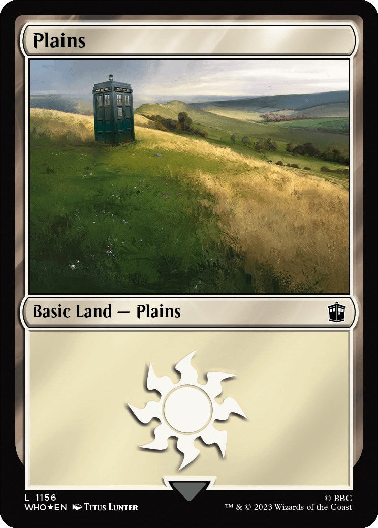 Plains (1156) (Surge Foil) [Doctor Who] - Trinity Hobby