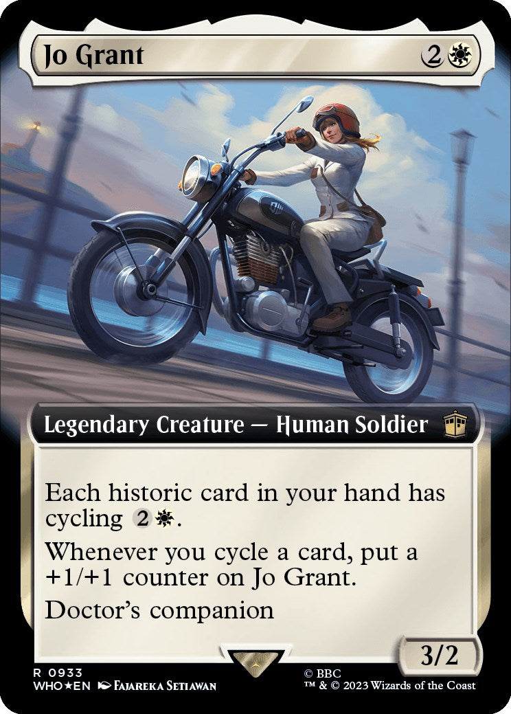 Jo Grant (Extended Art) (Surge Foil) [Doctor Who] - Trinity Hobby
