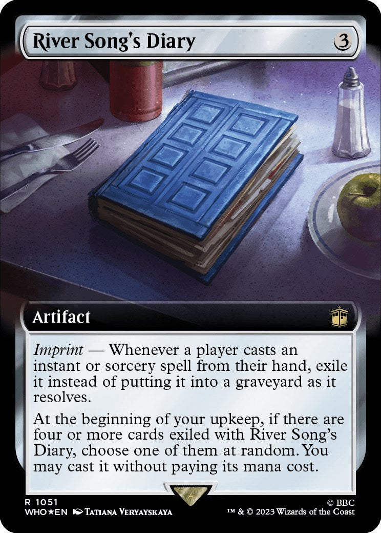 River Song's Diary (Extended Art) (Surge Foil) [Doctor Who] - Trinity Hobby
