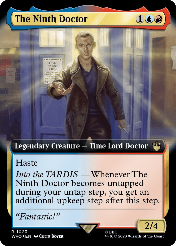 The Ninth Doctor (Extended Art) (Surge Foil) [Doctor Who] - Trinity Hobby