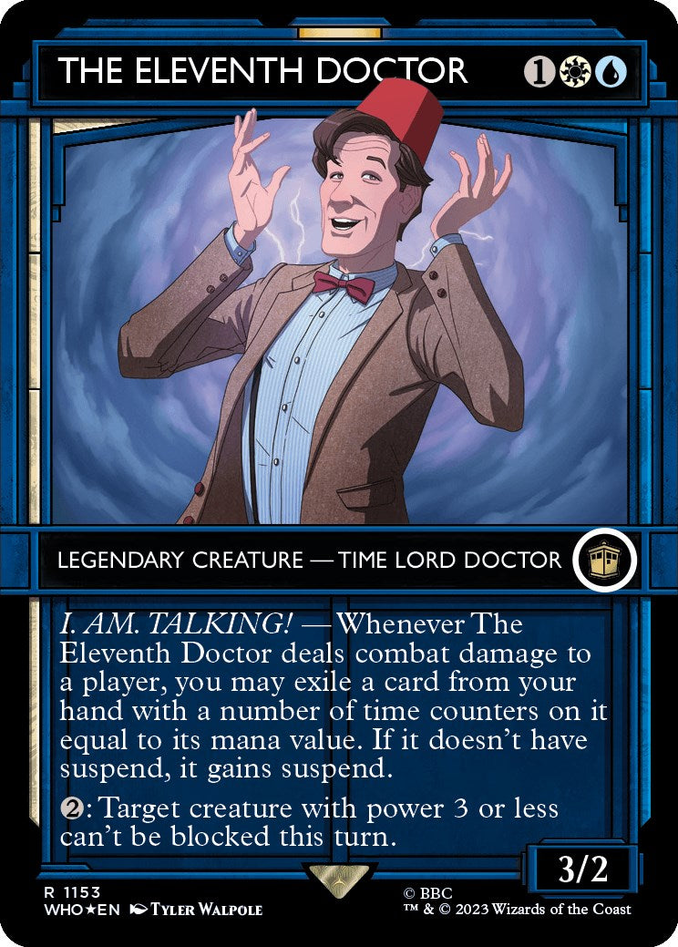 The Eleventh Doctor (Showcase) (Surge Foil) [Doctor Who] - Trinity Hobby