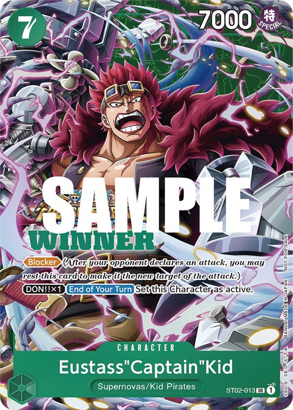 Eustass"Captain"Kid (Winner Pack Vol. 5) (ST02-013) - [One Piece Promotion Cards] Foil - Trinity Hobby