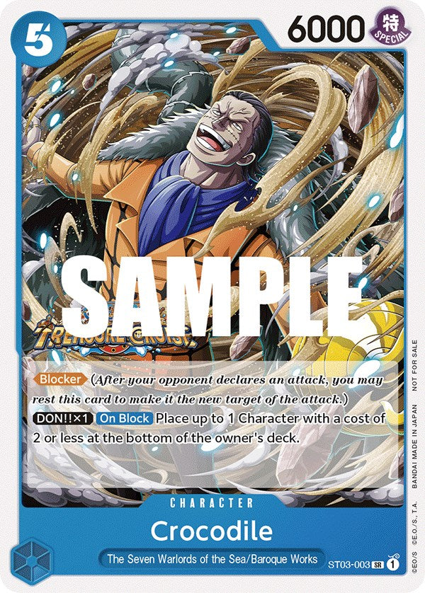 Crocodile (Tournament Pack Vol. 5) (ST03-003) - [One Piece Promotion Cards] - Trinity Hobby