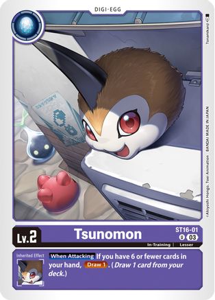 Tsunomon [ST16-01] [Starter Deck: Wolf of Friendship] - Trinity Hobby