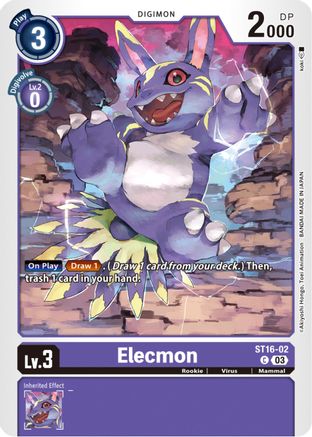 Elecmon [ST16-02] [Starter Deck: Wolf of Friendship] - Trinity Hobby