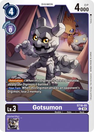 Gotsumon [ST16-05] [Starter Deck: Wolf of Friendship] - Trinity Hobby
