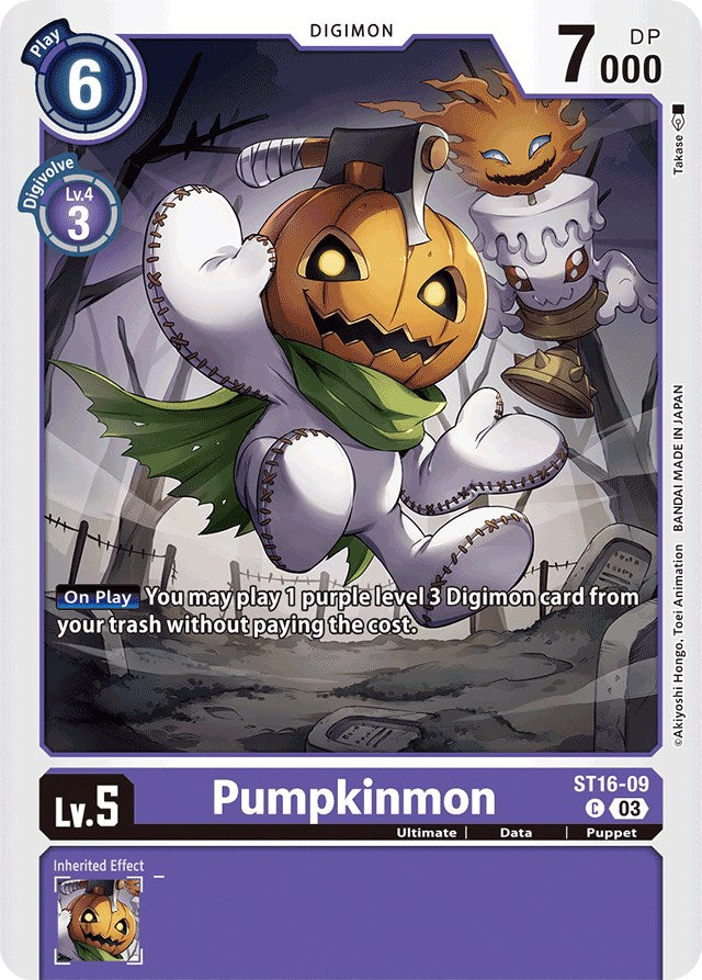 Pumpkinmon [ST16-09] [Starter Deck: Wolf of Friendship] - Trinity Hobby