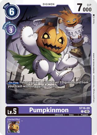 Pumpkinmon [ST16-09] [Starter Deck: Wolf of Friendship] - Trinity Hobby