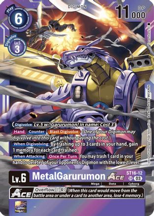 MetalGarurumon Ace [ST16-12] [Starter Deck: Wolf of Friendship] - Trinity Hobby