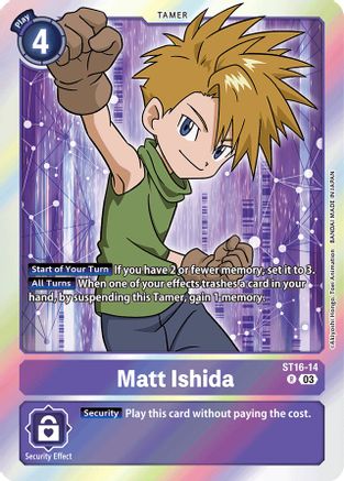Matt Ishida [ST16-14] [Starter Deck: Wolf of Friendship] - Trinity Hobby
