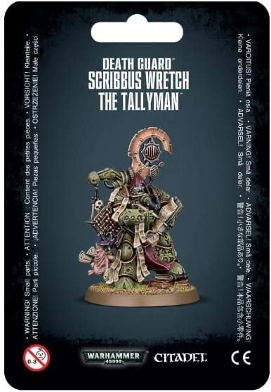 Warhammer 40K: DEATH GUARD SCRIBBUS WRETCH THE TALLYMAN