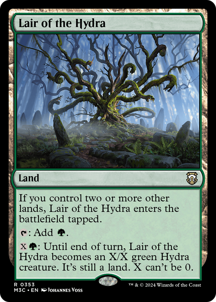 Lair of the Hydra  [Foil]  (M3C-353) - [Modern Horizons 3 Commander] - Trinity Hobby
