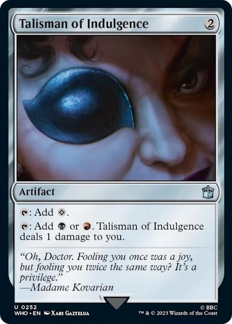 Talisman of Indulgence [Doctor Who] - Trinity Hobby