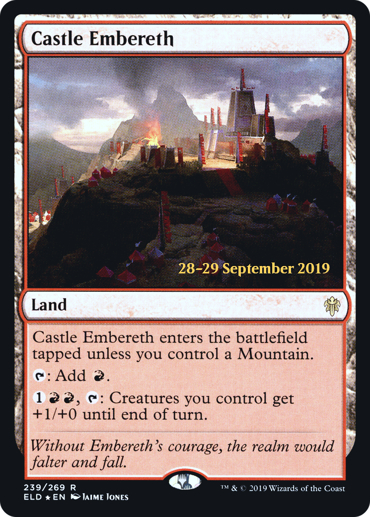 Castle Embereth [Throne of Eldraine Prerelease Promos] - Trinity Hobby
