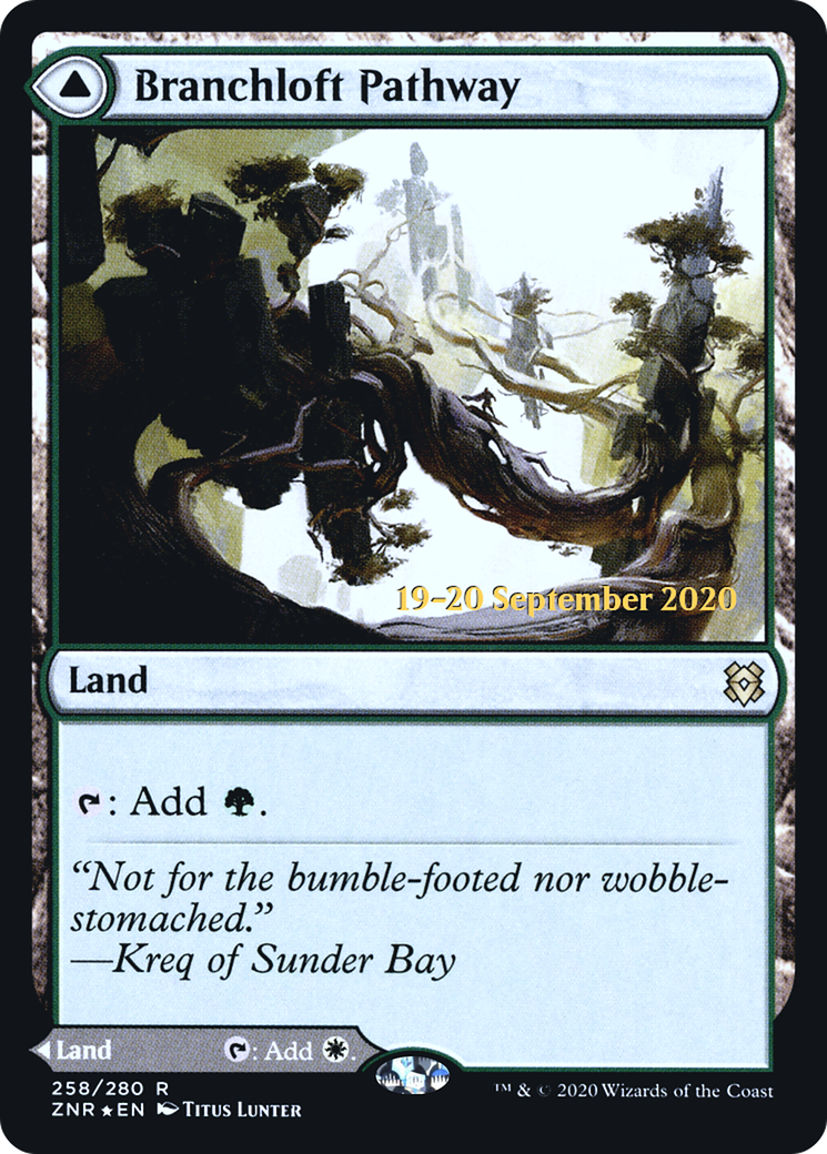 Branchloft Pathway // Boulderloft Pathway [Zendikar Rising Prerelease Promos] - Trinity Hobby