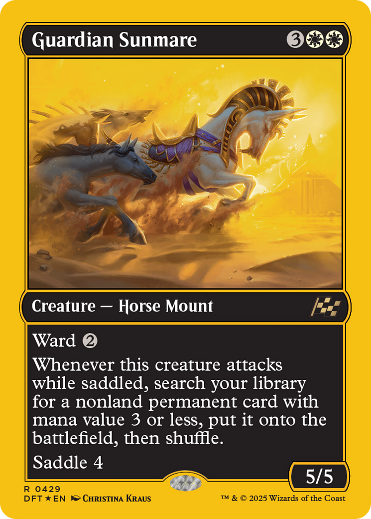 Guardian Sunmare (First-Place Foil) [Aetherdrift] - Trinity Hobby