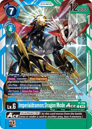 Imperialdramon: Dragon Mode Ace [P-109 ] (NYCC 2023 Demo Deck) [Promotional Cards] - Trinity Hobby
