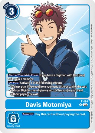 Davis Motomiya [P-124] (NYCC 2023 Demo Deck) [Promotional Cards] - Trinity Hobby